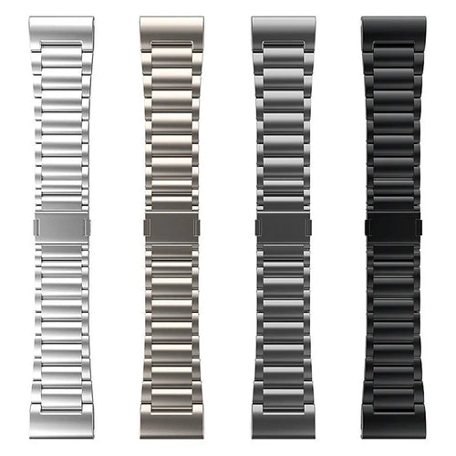 Magnetic Titanium Strap, black, laid flat, separate parts, direct top view