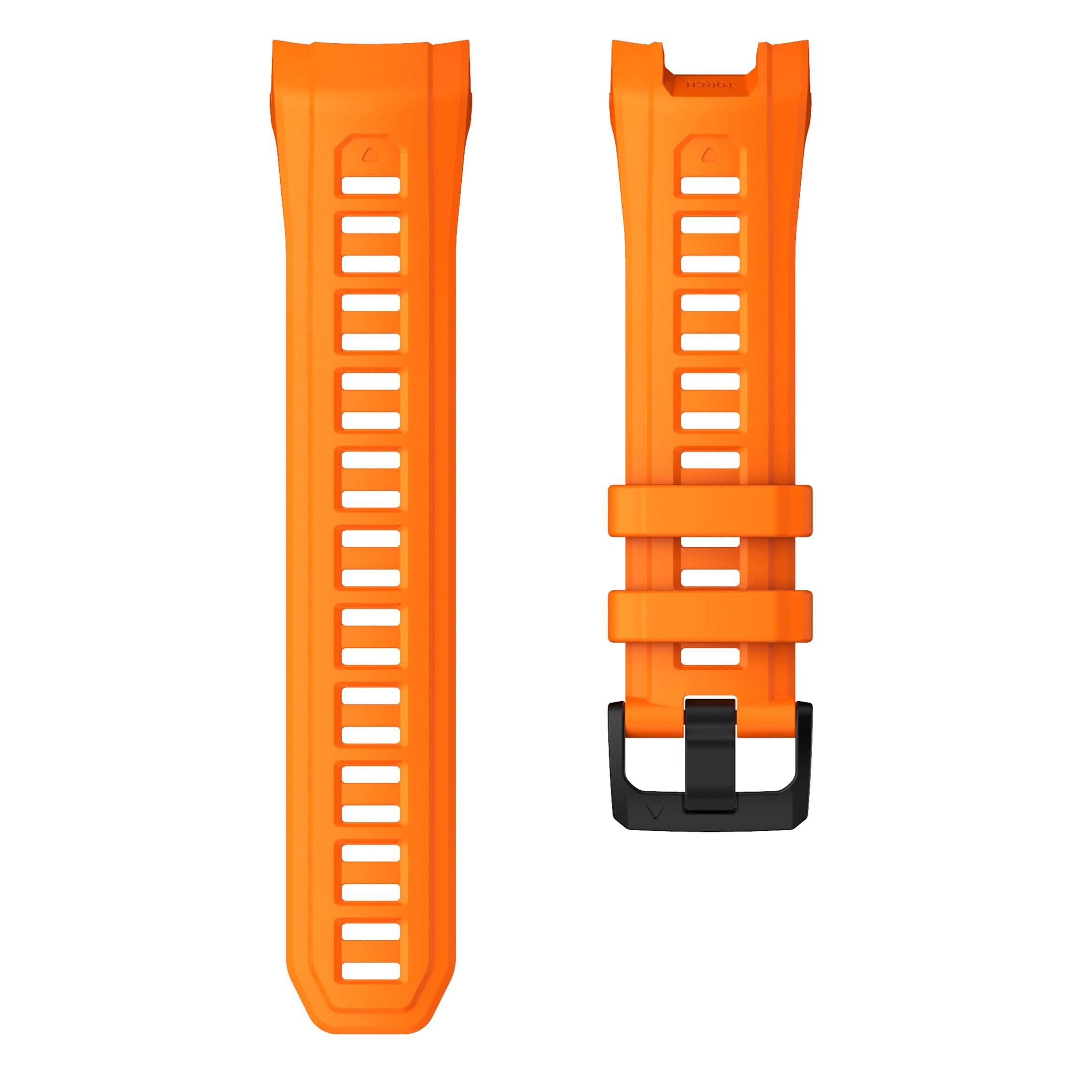 Bracelet silicone 'perfect fit' Garmin Instinct 3 - 50mm (orange)