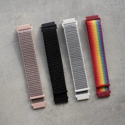 Bracelet nylon OnePlus Watch 3 - 46mm (arc-en-ciel)