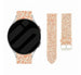 Bracelet cuir pailetté Samsung Galaxy Watch 6 - 44mm (or rose)