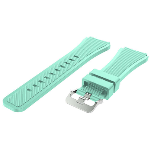 Bracelet silicone sergé Amazfit Bip 5 (aqua)