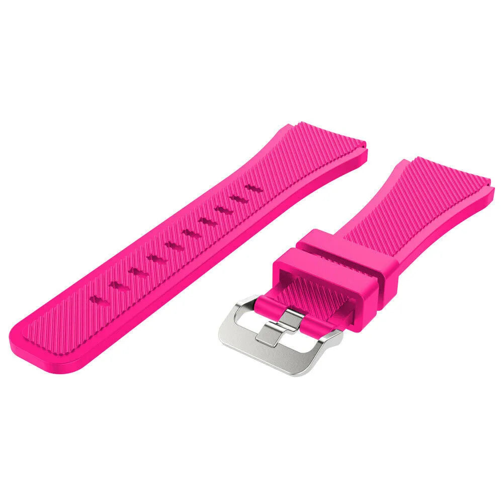 Bracelet silicone tissé Coros Pace 4 (rose brillant)