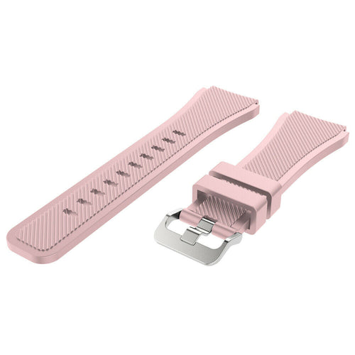 Amazfit Bip 6 Twill Silicone Strap (Pink)