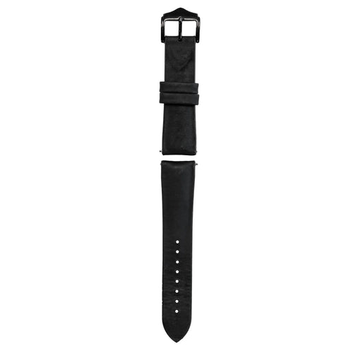 Polar Grit X Pro Silicone/Leather Strap (Black)