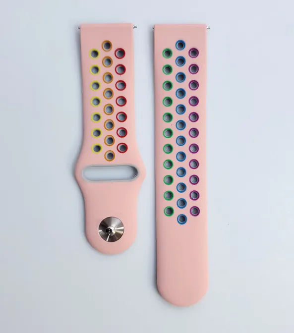 Amazfit Bip U (Pro) Sport Strap (Pink/Colourful)