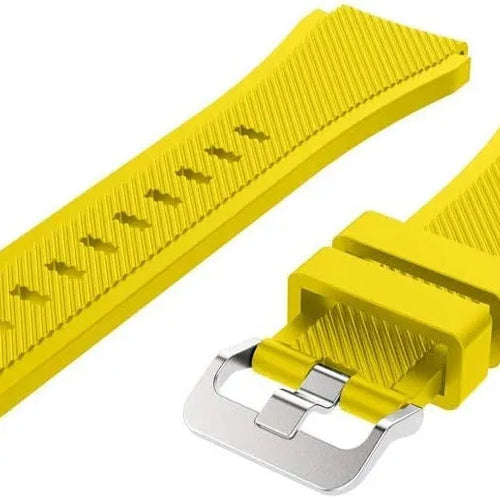 Bracelet silicone sergé Coros Pace 2 (jaune)