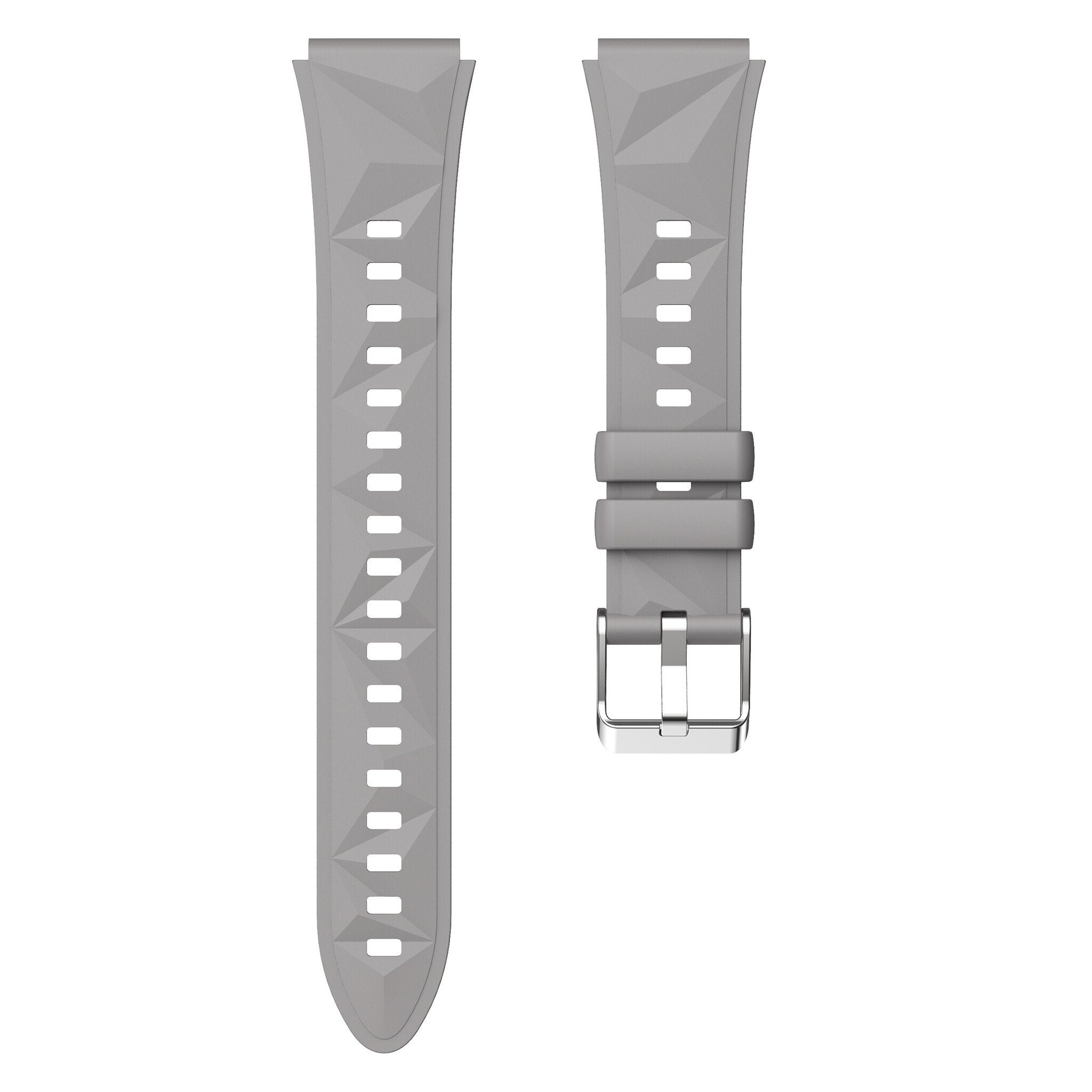 Bracelet silicone Premium Huawei Watch 5 - 42mm (gris foncé)