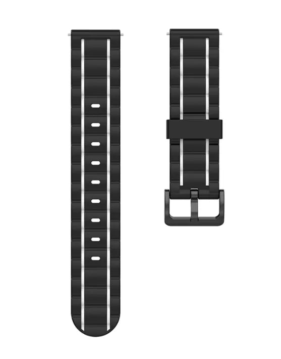 Bracelet sport avec boucle Amazfit GTS 4 (noir/blanc)