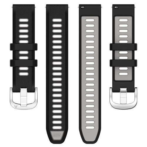 Bracelet sport avec boucle Garmin Vivomove Luxe (noir/gris)