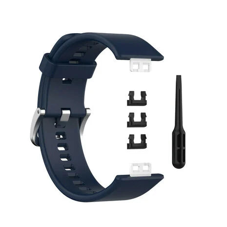 Bracelet silicone Huawei Watch Fit SE (bleu foncé)