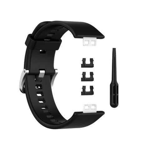Bracelet silicone Huawei Watch Fit SE (noir)