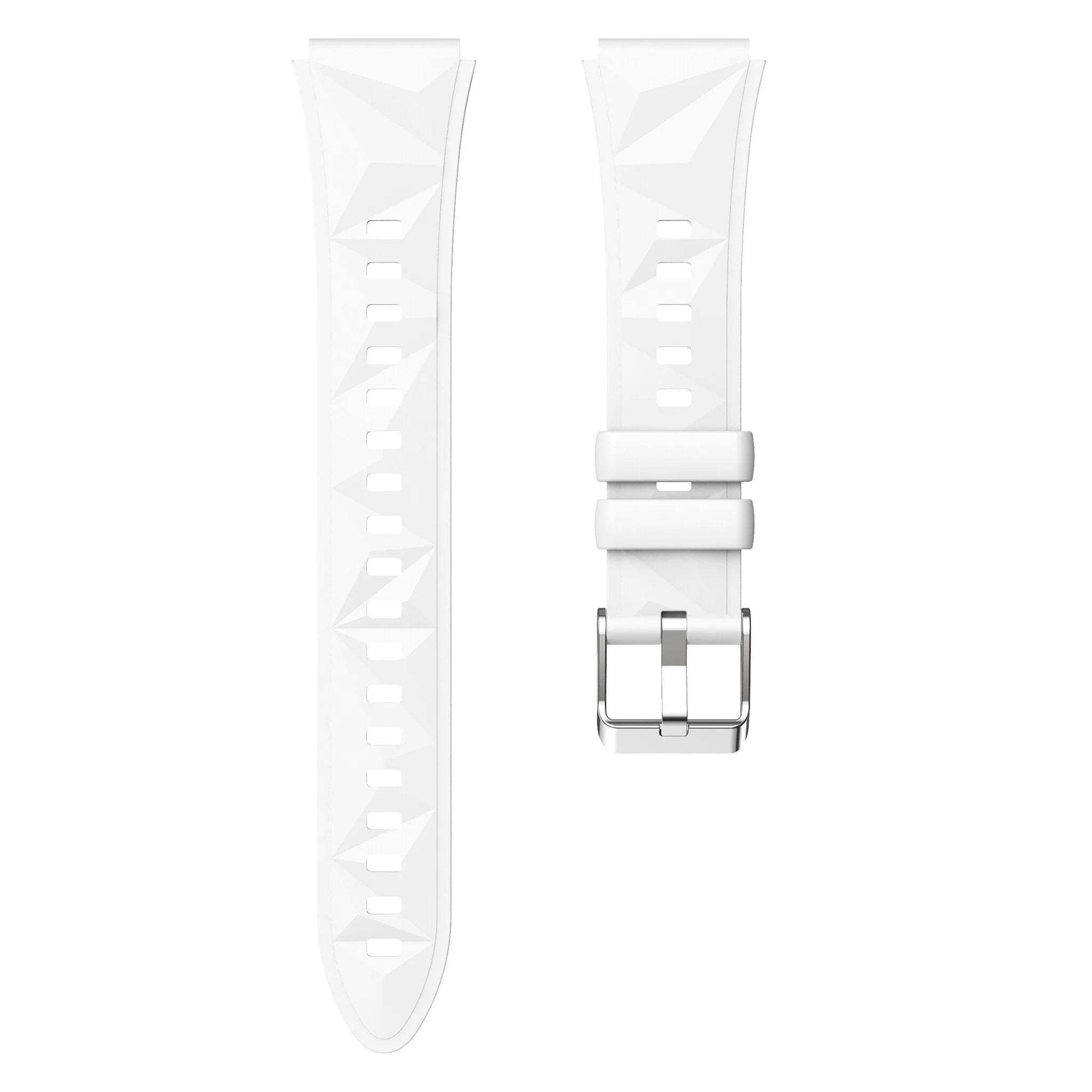 Bracelet silicone premium Oppo Watch X2 Mini (blanc)