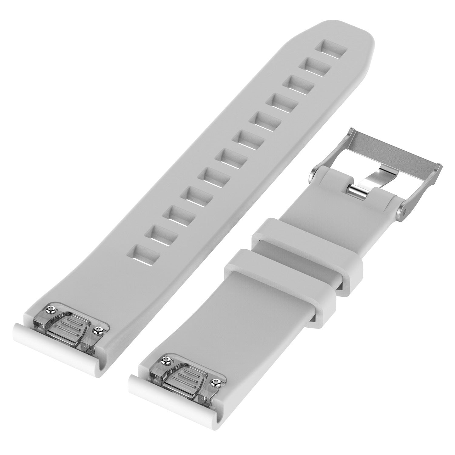 Bracelet silicone brillant Garmin Approach S70 - 42mm (blanc)