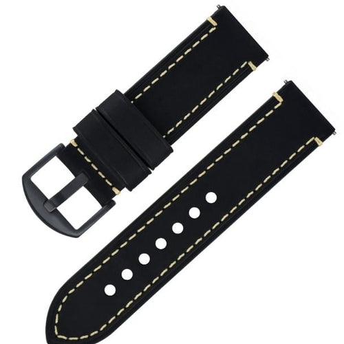 Bracelet cuir genuina Huawei Watch GT 4 - 41mm (noir)