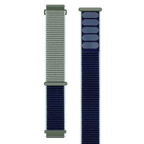 Nylon Strap, khaki, laid flat, joined, direct top view