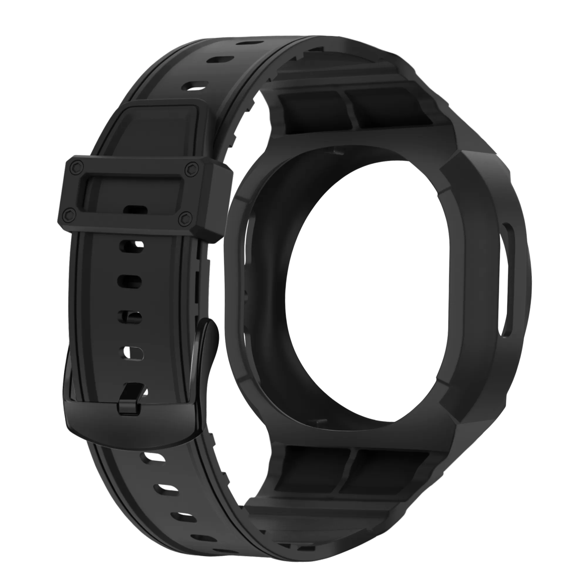 Samsung Galaxy Watch 8 - 44mm TPU Strap with Frame (Black)