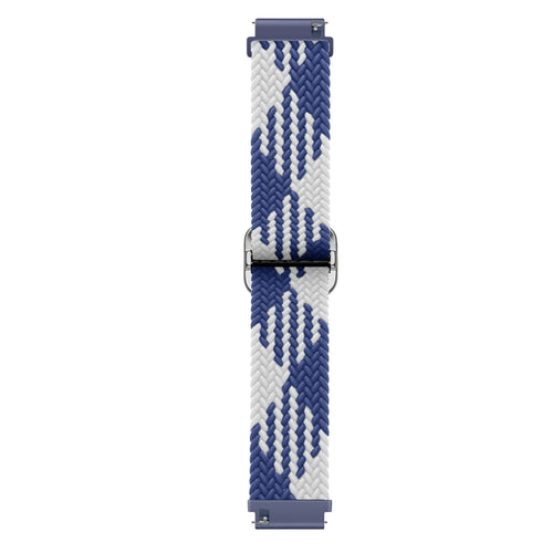 Bracelet tressé réglable Suunto Run (S) (bleu/blanc)