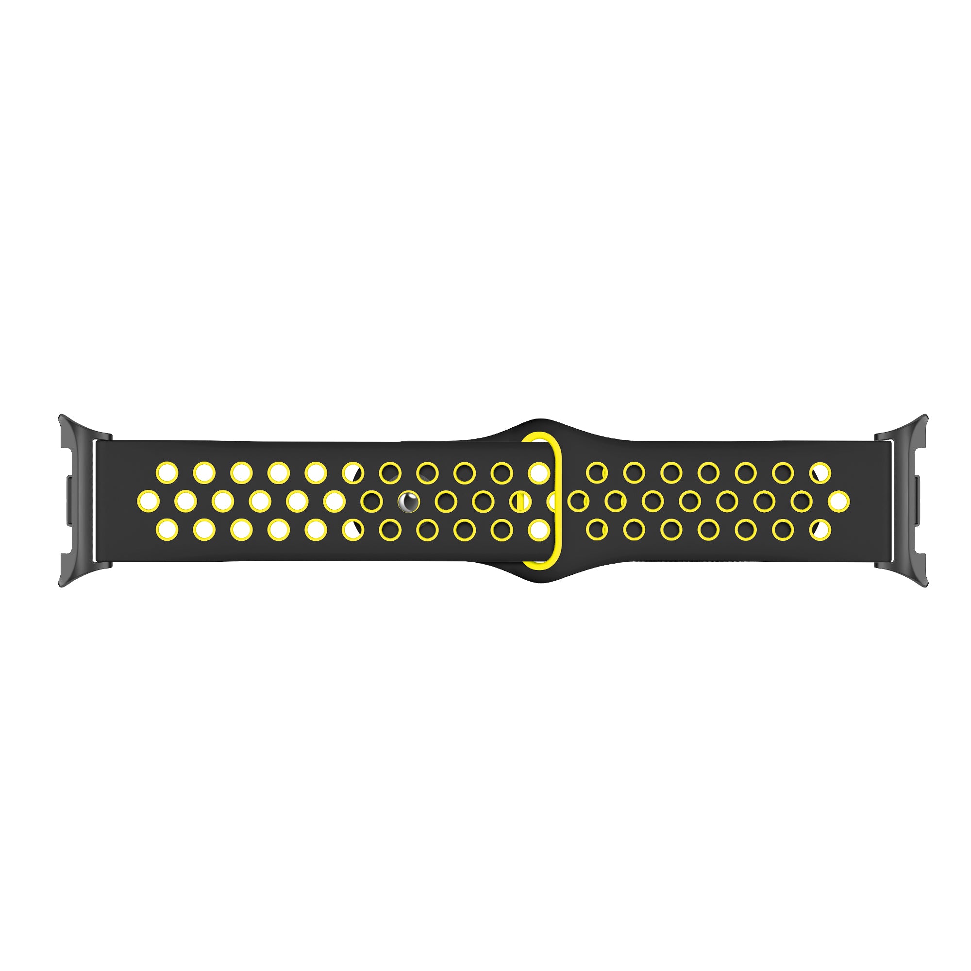 Bracelet sport Samsung Galaxy Watch 9 - 40mm (noir/jaune)