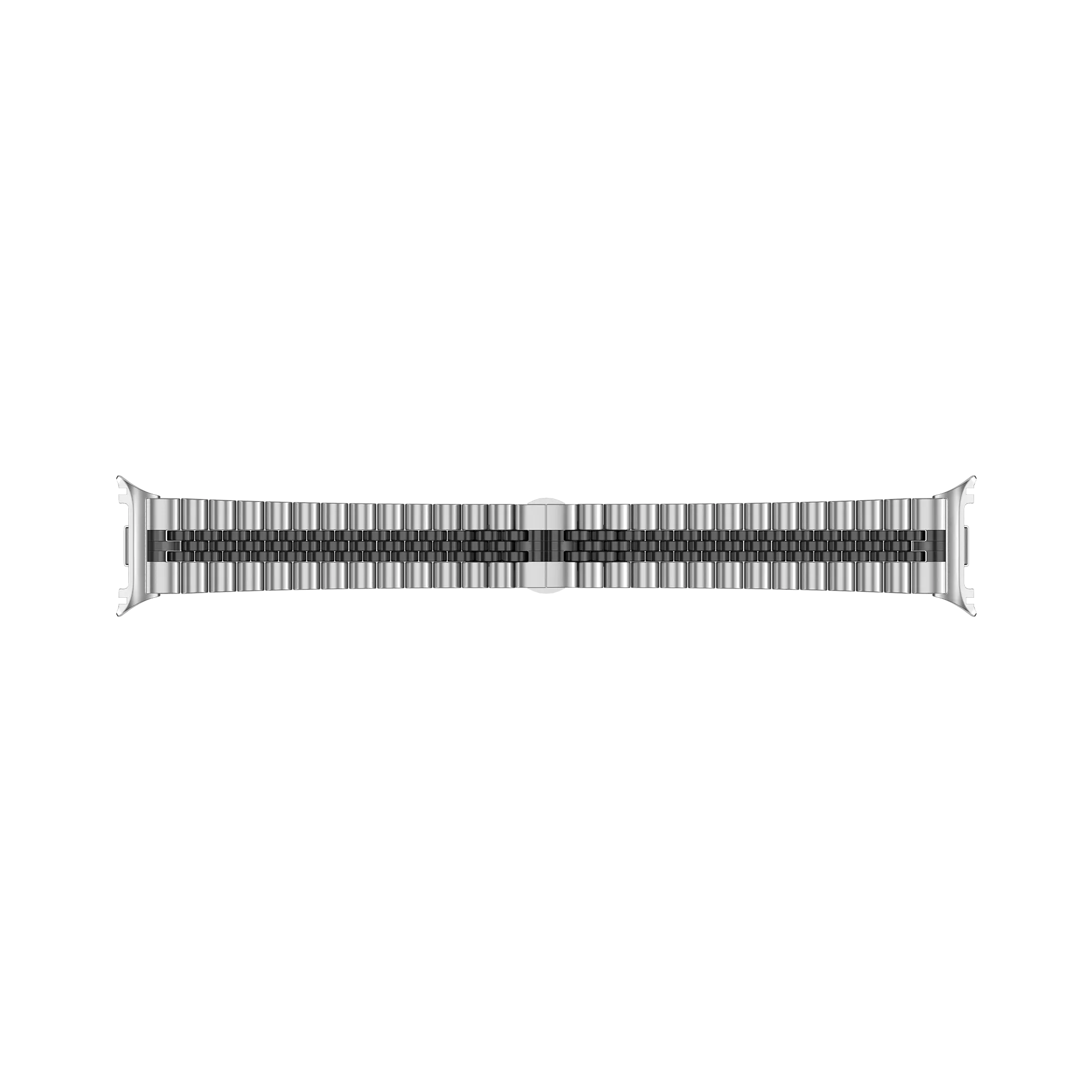 Bracelet acier Jubilee Samsung Galaxy Watch 8 Classic (argent/noir)