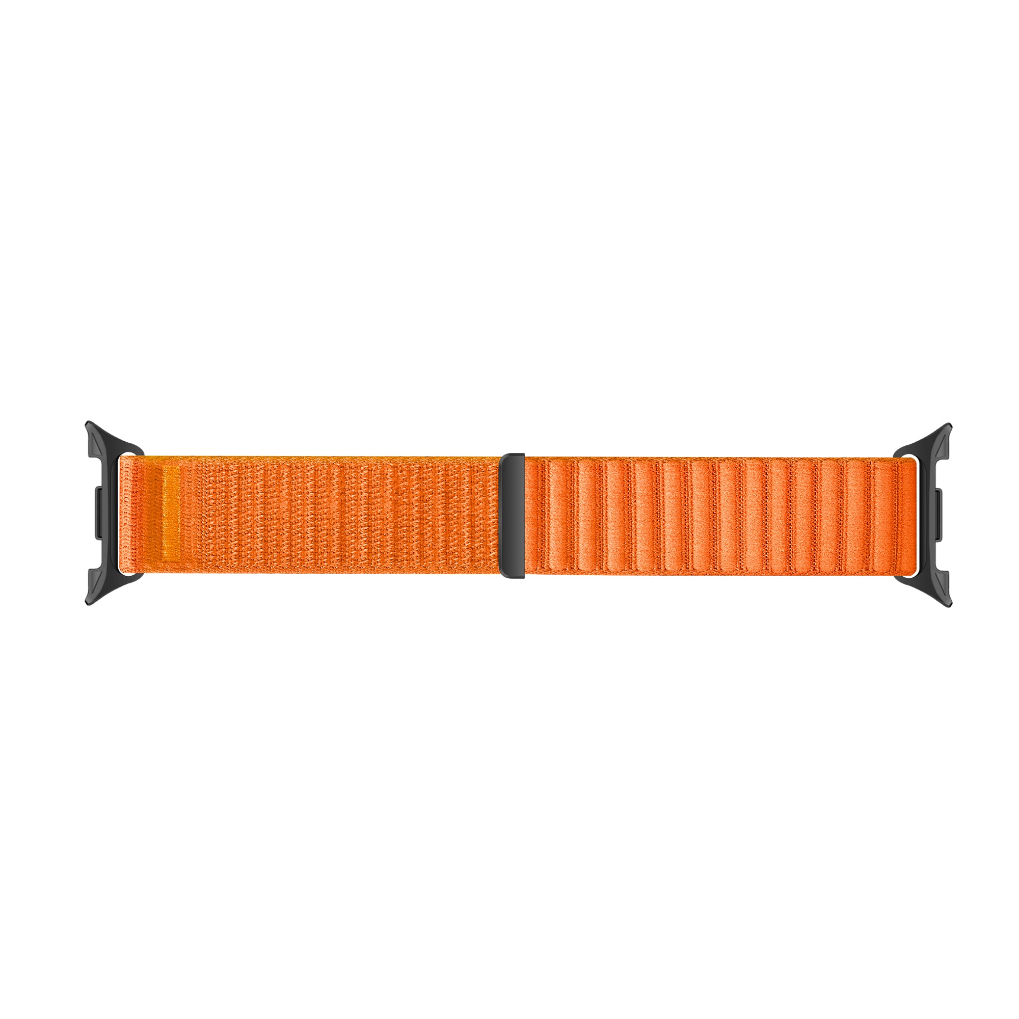 Bracelet nylon ondulé Samsung Galaxy Watch 9 - 44mm (orange)
