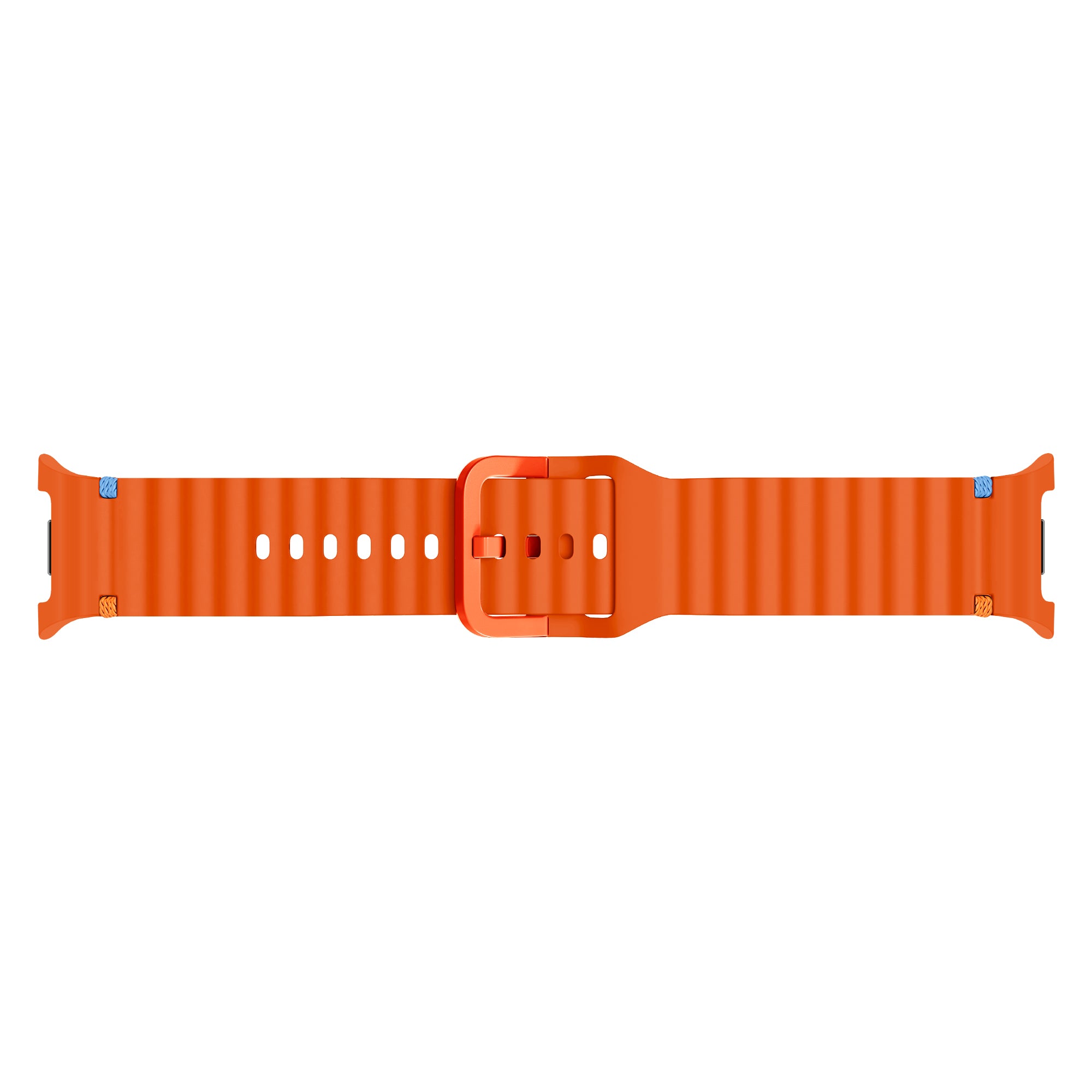 Bracelet silicone ondulé Samsung Galaxy Watch 9 - 40mm (orange)