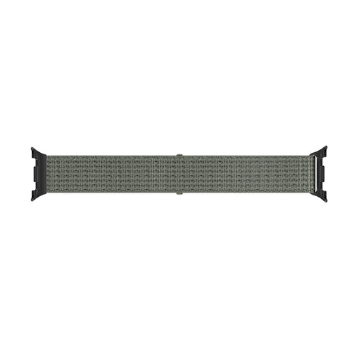 Bracelet nylon Samsung Galaxy Watch 9 - 40mm (vert-gris)
