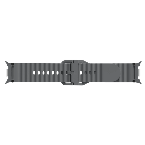 Samsung Galaxy Watch 8 - 40mm Wave Silicone Strap (Dark Grey)