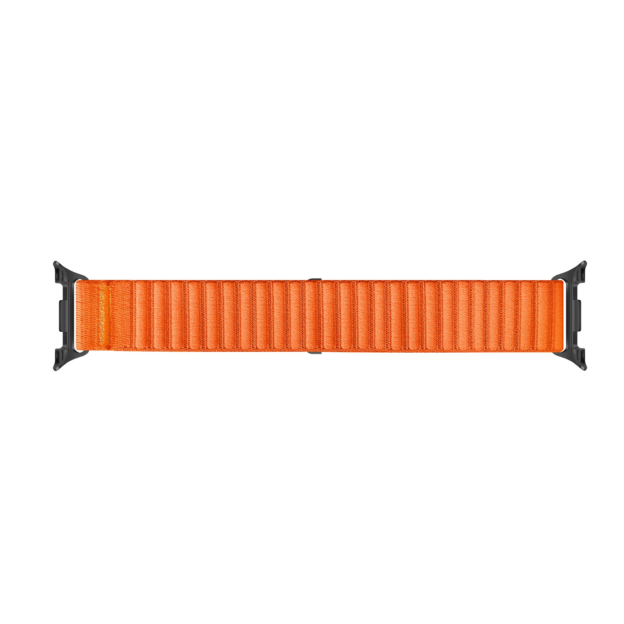 Bracelet nylon ondulé Samsung Galaxy Watch 9 - 44mm (orange)
