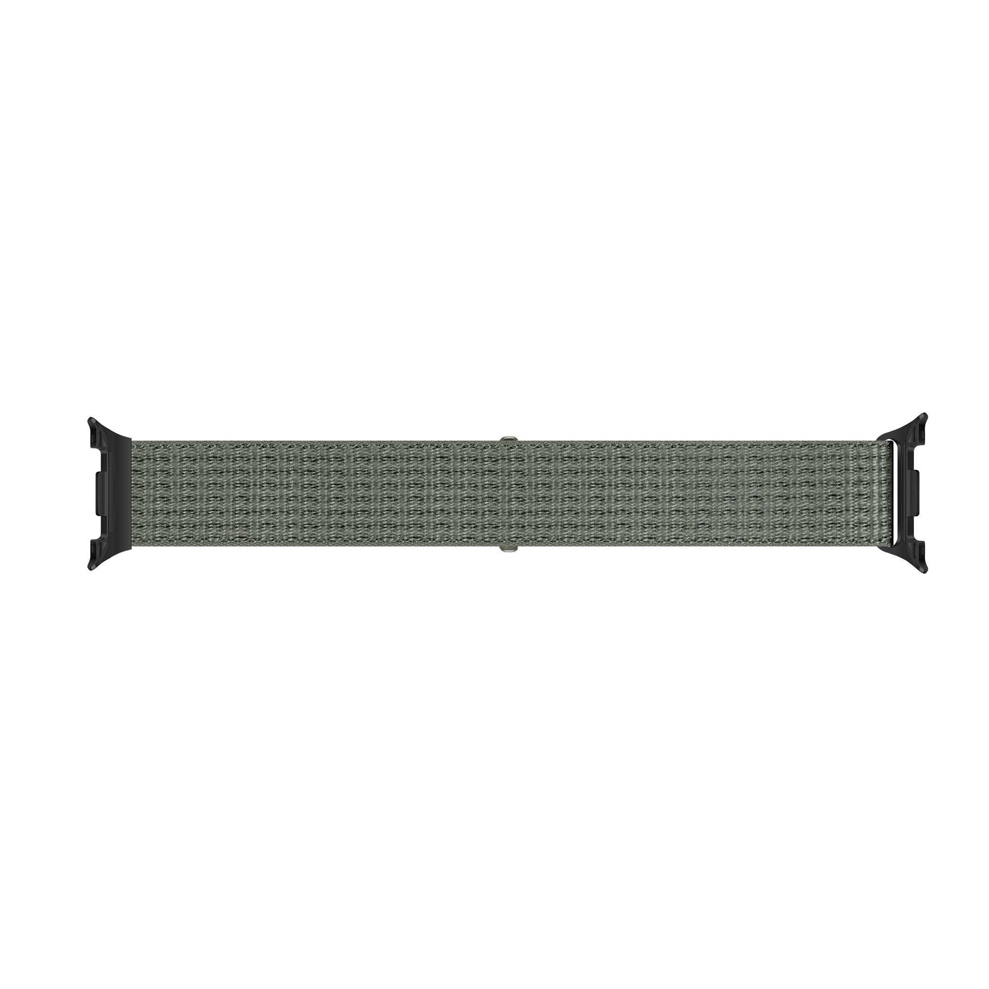 Bracelet nylon Samsung Galaxy Watch 8 Classic (gris-vert)