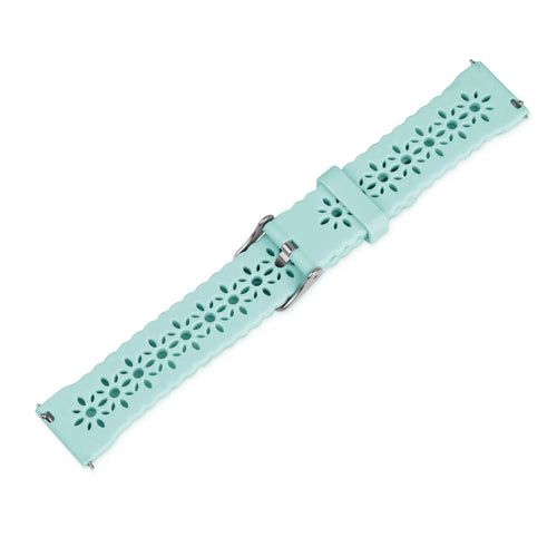 Coros Apex 2 Patterned Silicone Strap (Blue Sea Green)