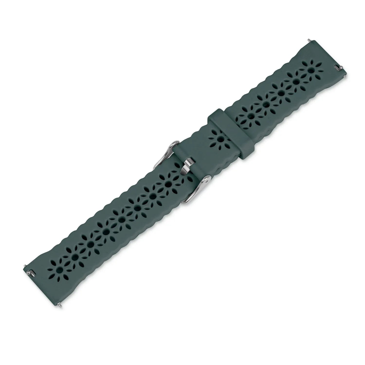 Bracelet de silicone avec relief Amazfit GTR Mini (vert sapin)