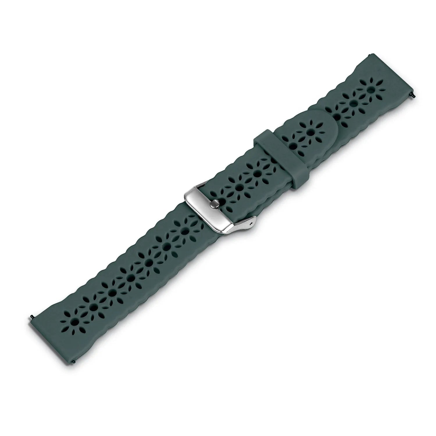 Bracelet de silicone avec relief Amazfit GTR Mini (vert sapin)