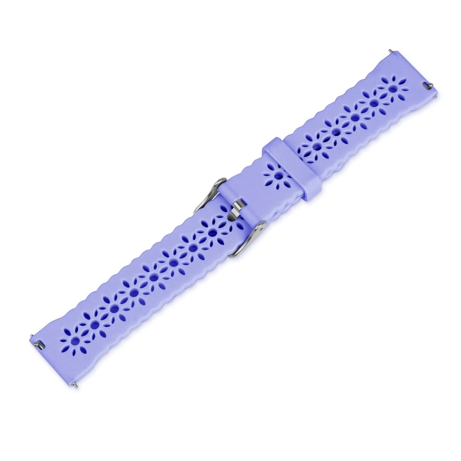 Coros Pace 2 Patterned Silicone Strap (Lilac)