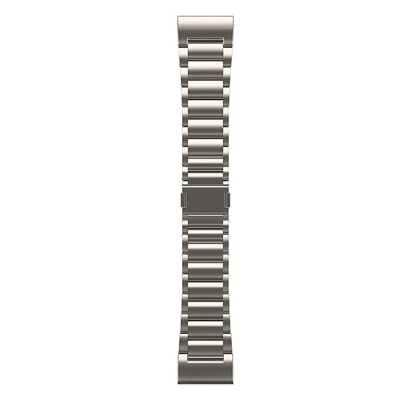 Magnetic Titanium Strap, laid flat, joined, direct top view