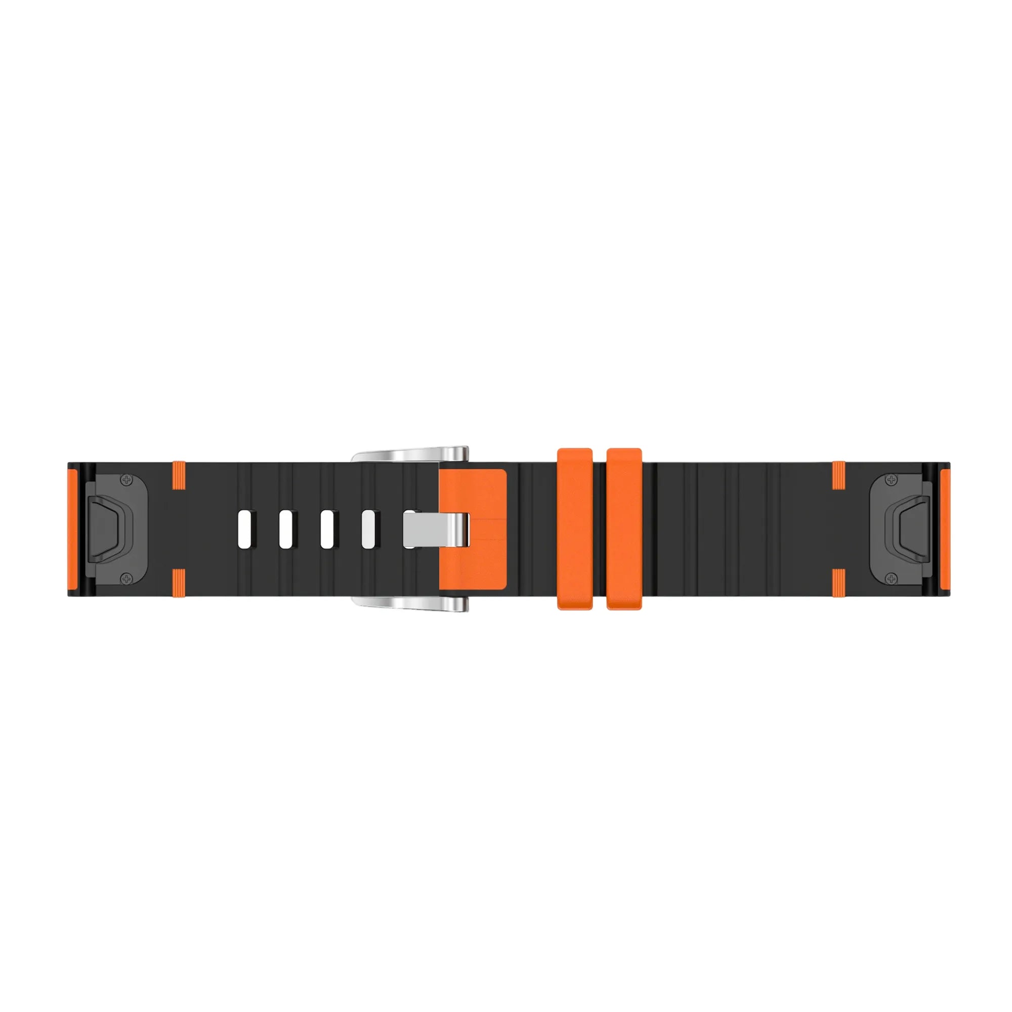 Garmin Fenix 3 Leather Hybrid Strap (Orange)