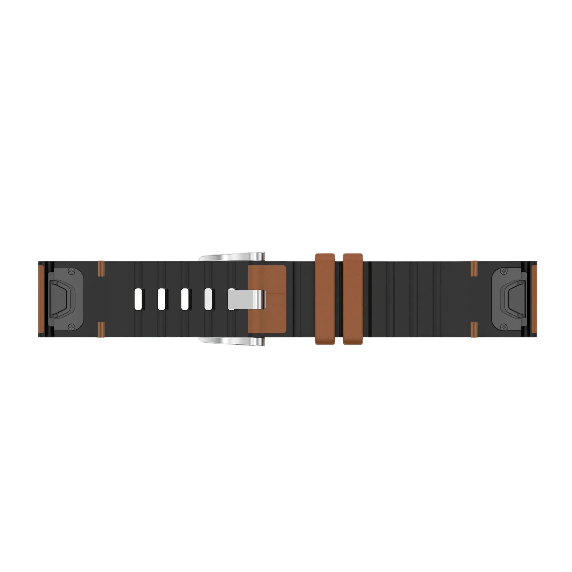 Bracelet cuir hybride Garmin Approach S70 - 47mm (marron)