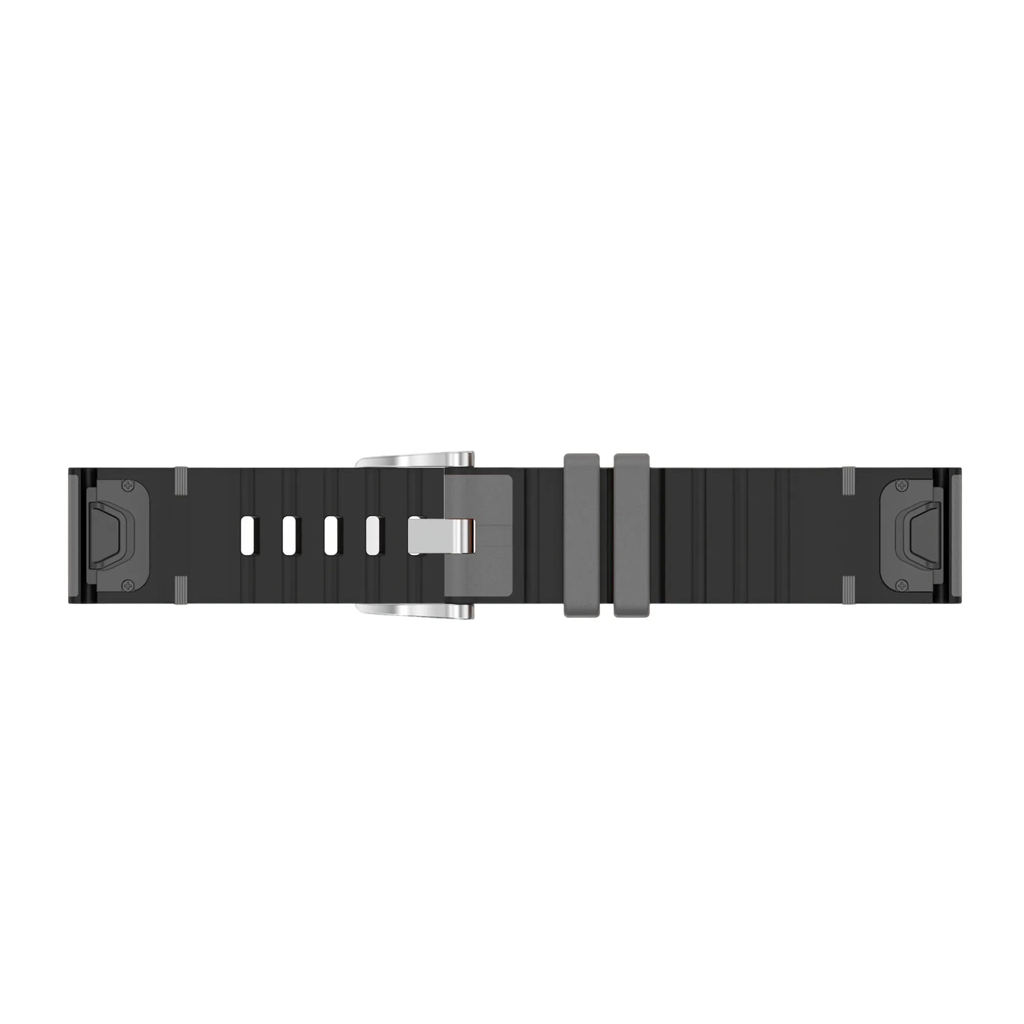 Bracelet cuir hybride Garmin D2 Delta PX (gris)