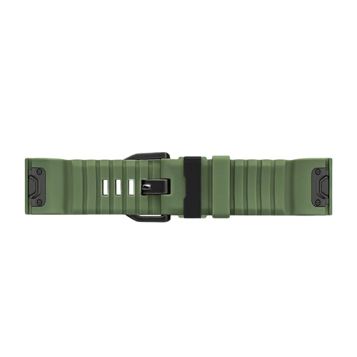 Garmin Fenix E Trail Silicone Strap (Dark Green)