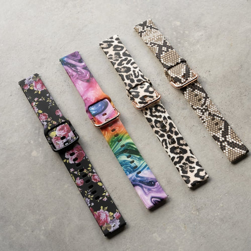 Watch Strap 20mm Silicone - Quick Release (Snake)