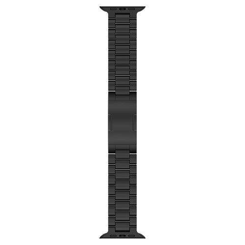 Refined Steel Strap, black, laid flat, joined, direct top view