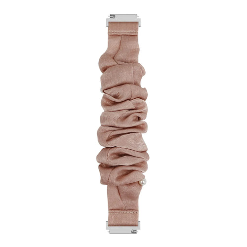 Polar Ignite 3 Scrunchie Strap (Beige with Pearls)