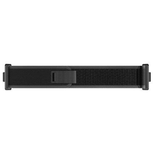 Trail Nylon Strap, black, laid flat, joined, direct top view