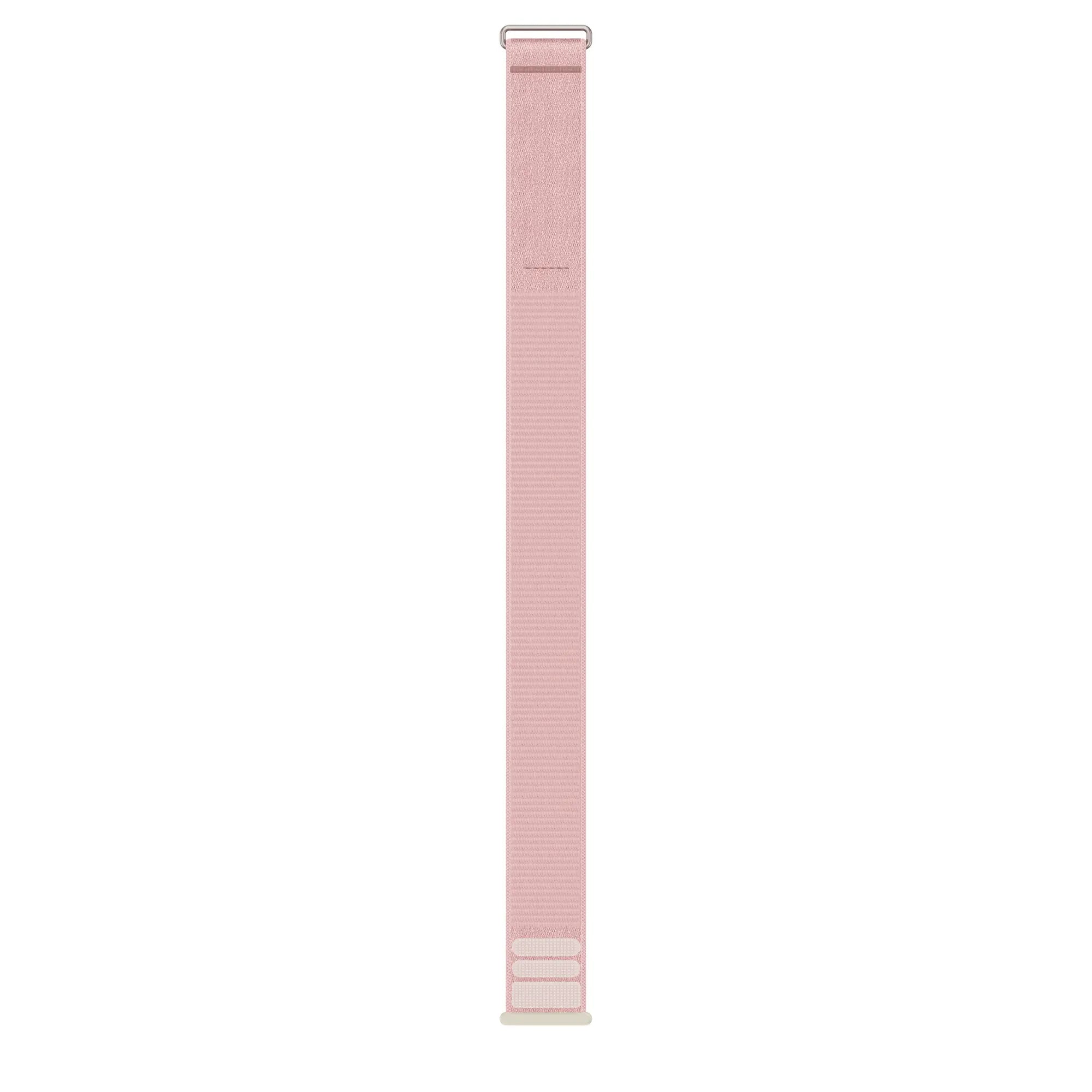 Nylon Strap 'Classic', light pink, laid flat, joined, direct top view