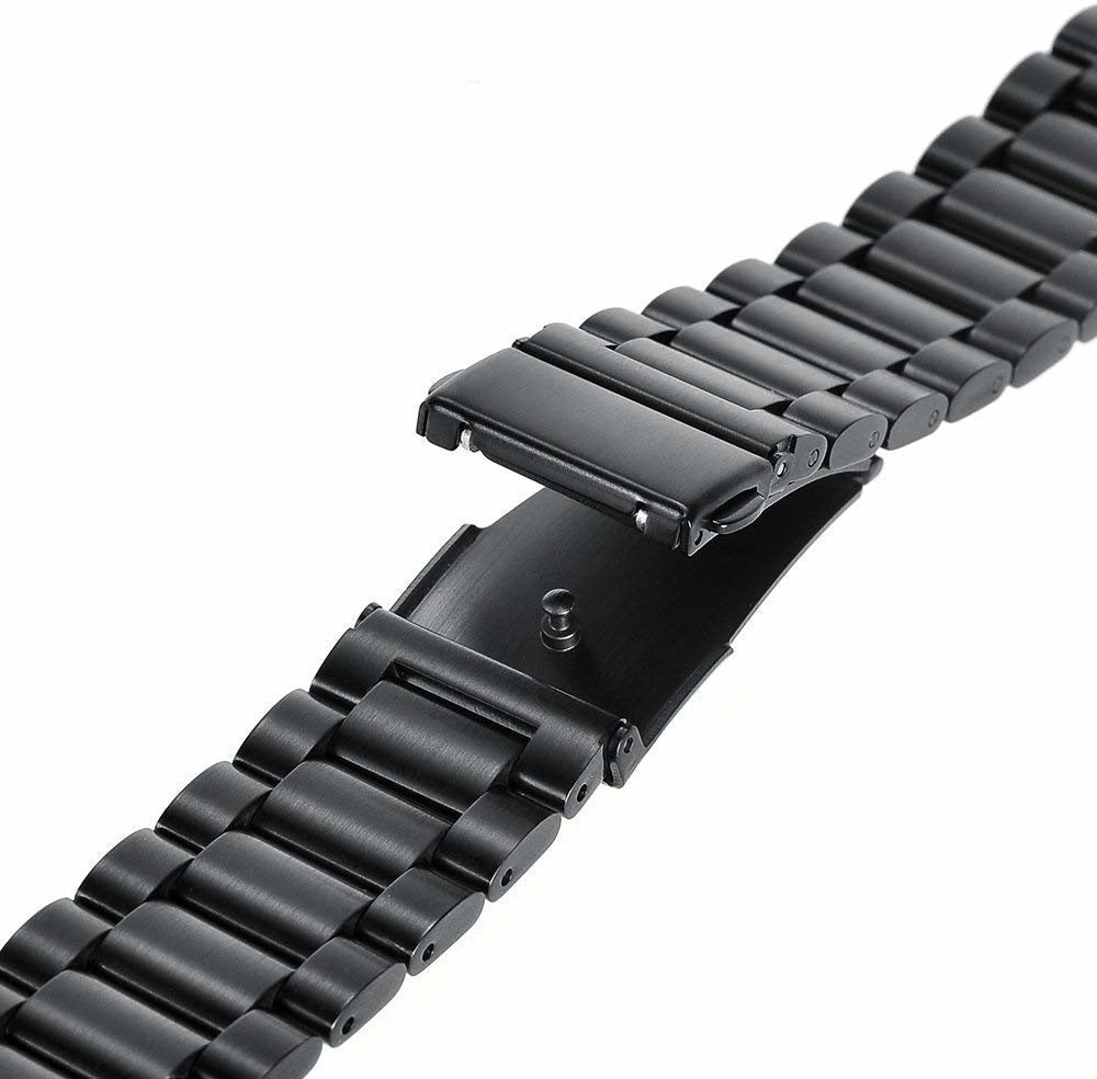 Bracelet acier Garmin Approach S42 (noir)