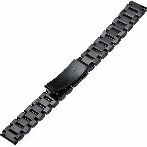 Steel Strap, black, laid flat, joined, direct top view