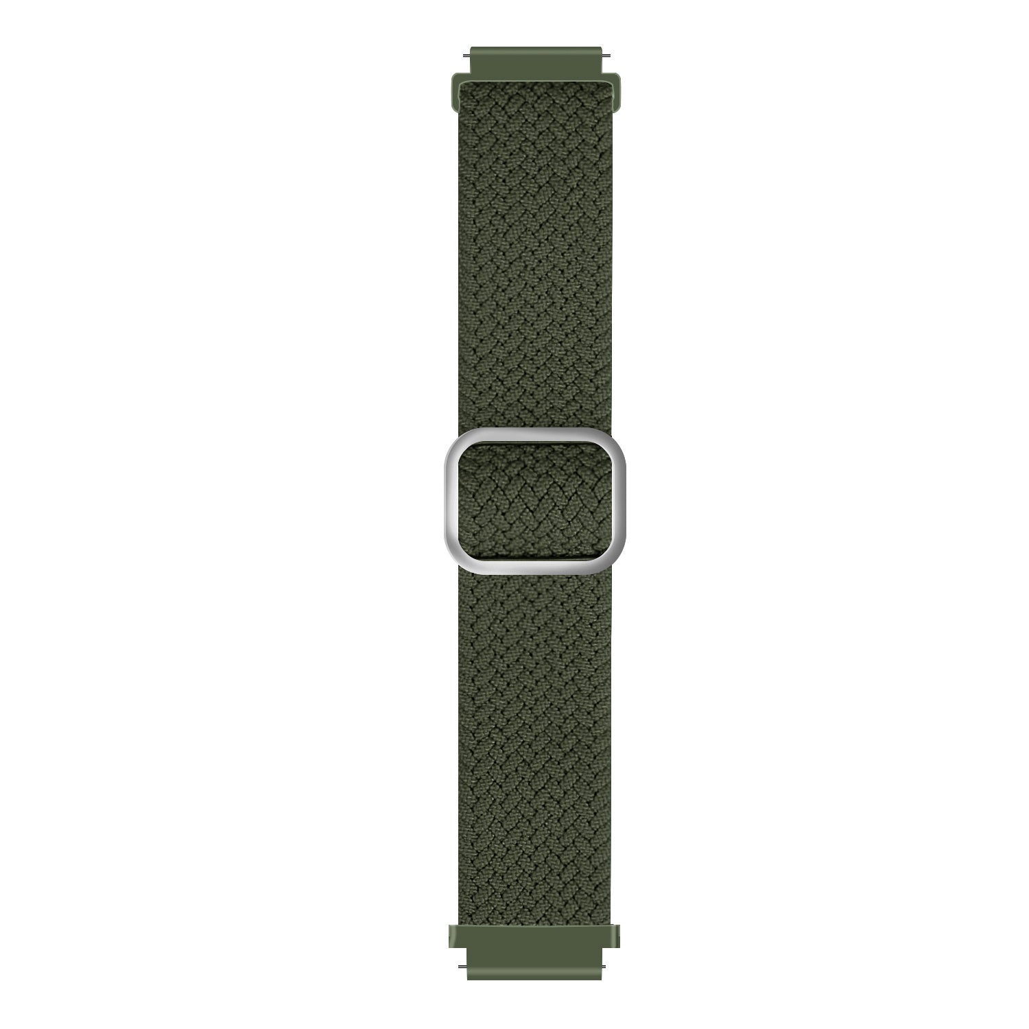 Bracelet montre nylon tissé 22mm - universal (vert)