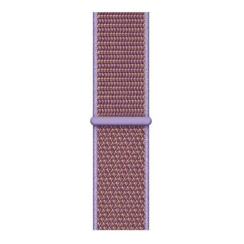 Nylon Strap, lilac, laid flat, joined, direct top view