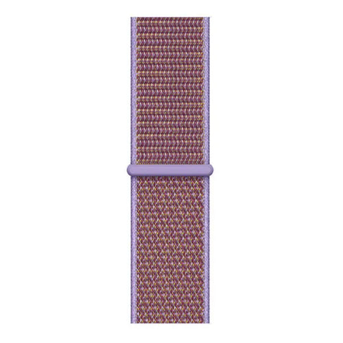 Nylon Strap, lilac, laid flat, joined, direct top view
