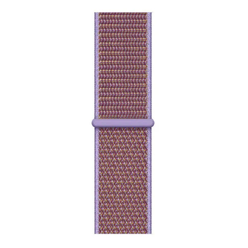 Nylon Strap, lilac, laid flat, joined, direct top view