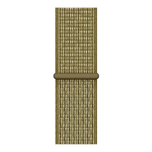 Nylon Strap, olive, laid flat, joined, direct top view